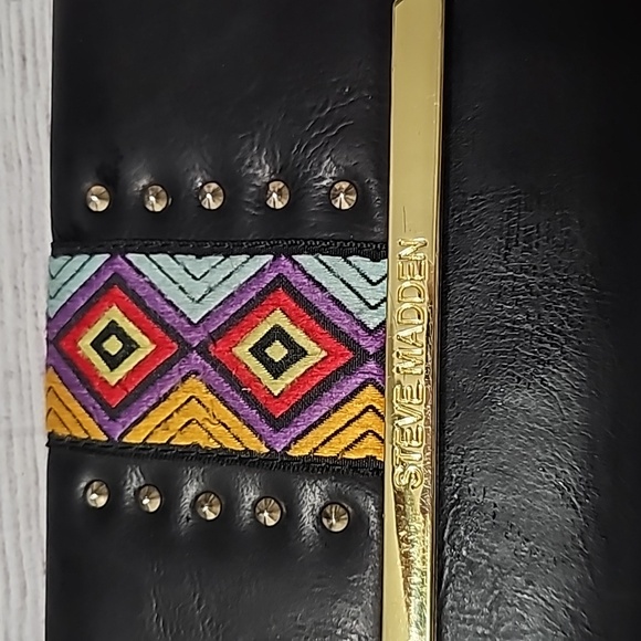 Steve Madden black leather wallet - Picture 2 of 7